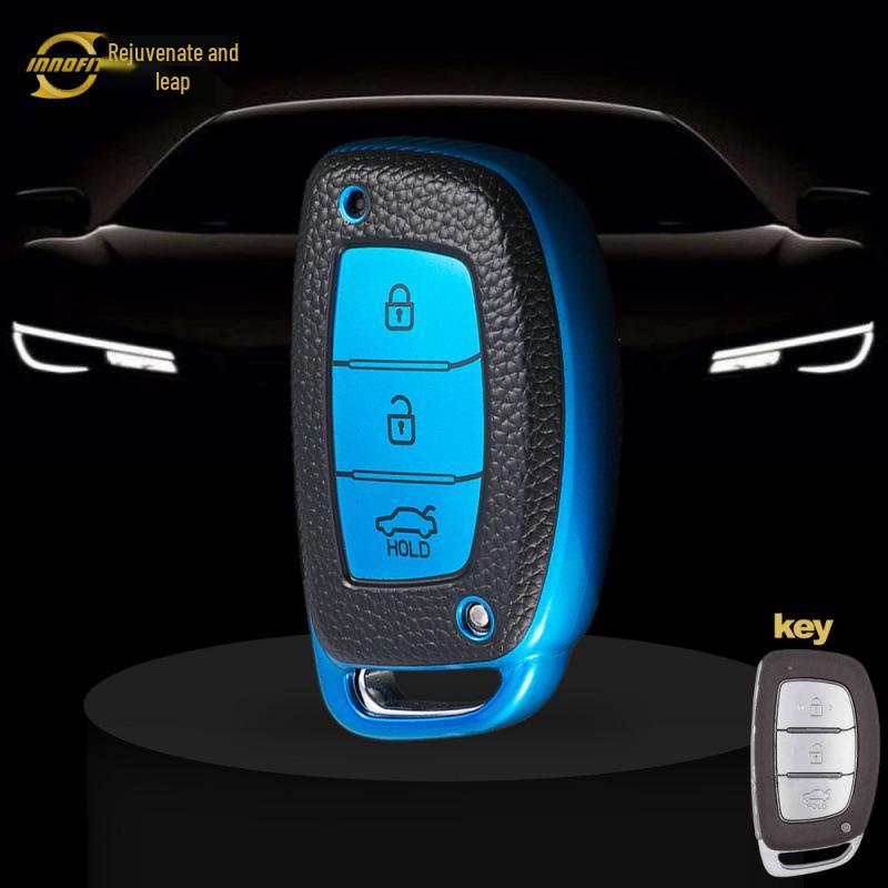 

HuanYue Держатель для автомобильных ключей с текстурой кожи для Hyundai Mingtu, Langdong, Tucson, IX35, Reina, Shengda OPP