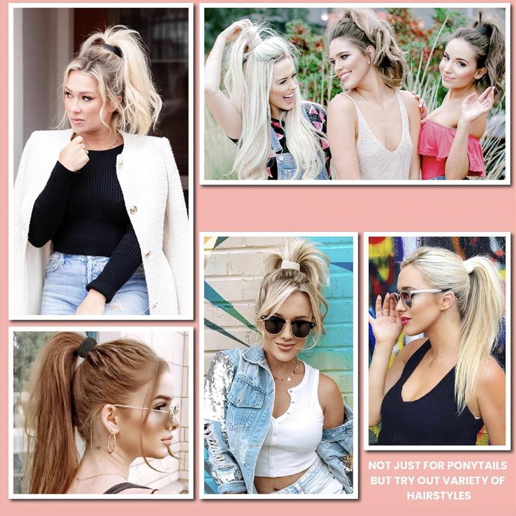 1 Sada Gumičky do culíku Elastické Háčky Gumičky do vlasů pro ženy Gumičky Háčky Vlasové doplňky Gumičky do vlasů Stylingové nástroje Držák Bungee gumičky