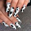 Design Cow Manicure DIY Nail Art Cow Print Nails Sticker Self-Adhesive Decal 3D Irregular Spots