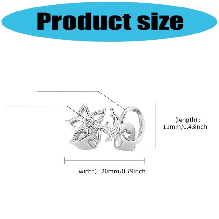 Unique Hollow Flower Designs Teeth Fashion Accessories Decoration Portable for Enhancing Your Fashion Statement Pieces