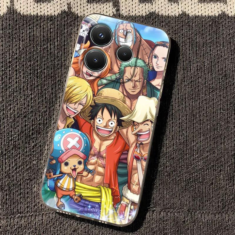Hot One Anime P-Piece Case For Xiaomi Redmi Note 15 14 13 12 11 10 Pro Plus Cover For Redmi 15C 15 14C 13C 12C Clear Phone Cases