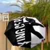 1PC Michael jackson Automatic Umbrella - Suitable Travel Outdoor Portable Umbrella Birthday Gift Daily Essentials