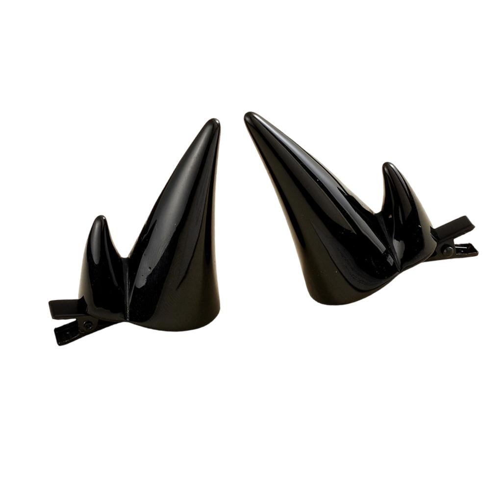 Gothic Teufelshorn Haarspange für Kostümpartys Plastik Haaraccessoires Cartoon Haarnadel für Kinder Erwachsene Mädchen und Jungen
