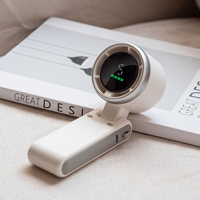 Eyelash Blower Bladeless Fan Small Creative Mini Handheld Portable USB High-speed Violence Fan Neck-hanging Fan New Dropshipping
