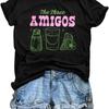 Cinco De Mayo Shirts for Women Mexican Fiesta Tee Lets Fiesta Funny Graphic Tops Casual Button Down Blouse Top
