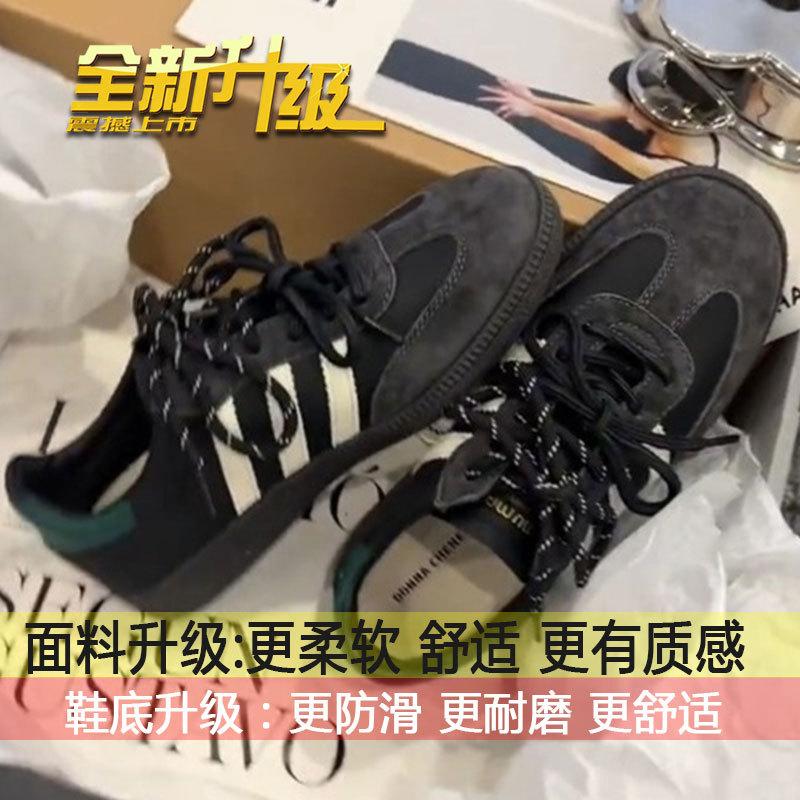 

Retro thick-soled black German training shoes women s 2025 spring and autumn new versatile American Forrest Gump sports and leisure shoes 40