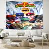 Mighty Morphin Power Rangers Print Tapestry - Portable Wall Decor Cloth, for Home, Dorm, Travel, Bedroom, Living Room - Ideal Birthday Housewarming Gi