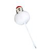 1pc Christmas Ballpoint Pen Plush Ball Santa Claus Snowman Elk Cartoon Pen Writing Holiday Advertising Gifts Comfortable Grip Stationery School Office