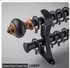 USA Classic Complete Set Double Bracket Curtain For Windows Rod Diameter 28MM Aluminum Alloy Mute Wall Roman Pole Home Decor