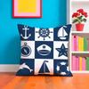 CCompass AAnchor Pillow Case Pillow Case Plush Fabric Soft Double Sided Print Home Sofa High Quality Cushion