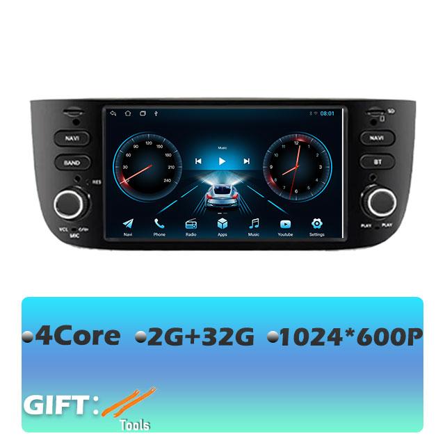 

6.2 DSP IPS для Fiat Linea Punto evo 2012-2015 Android 14 автомобильный радиоприемник мультимедийный плеер GPS навигация видео стерео WiFi BT
