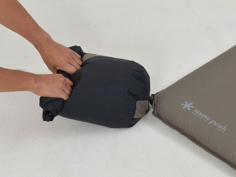 Snow Peak Sleeping Bag Disaster Prevention Camping Mat Included Grand Offton Double Down Amount 1600g Temperature Washable Down Camping Outdoor