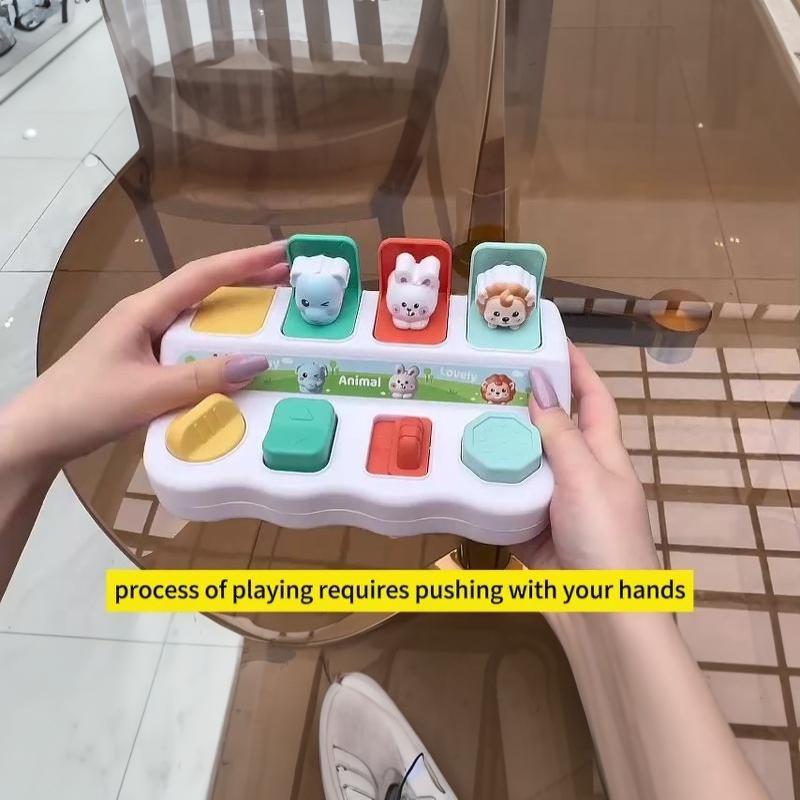 Toddler Interactive Up Animal Toys Early Childhood Education Cause And Effect Development Toys Education Finger Dexterity Toy