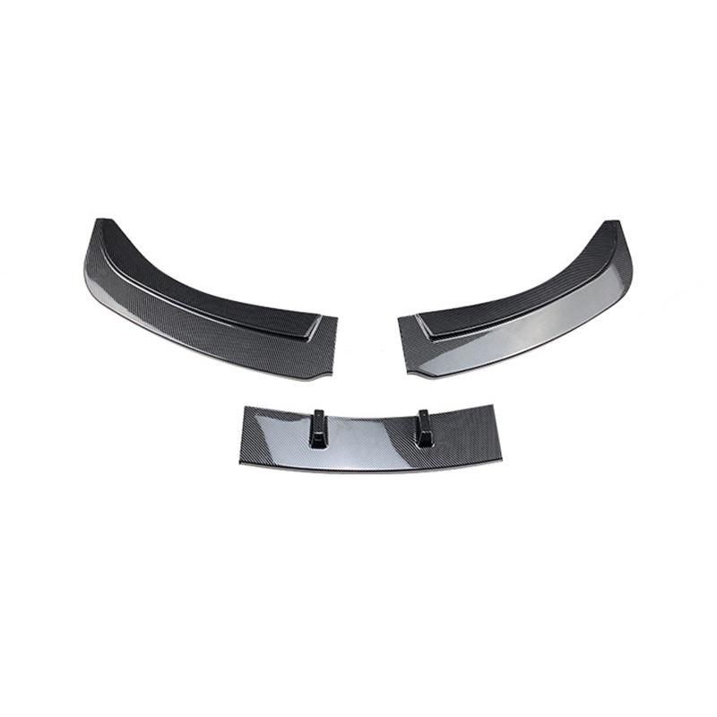 For BMW 3 Series E90 2005-2008 320i 325i MP Style High Quality ABS Car Front Lip Spoiler Body Kit Glossy Black Carbon Fiber Look