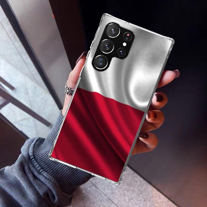 

Poland Flag Phone Case For Samsung Galaxy S26 S25 Edge S24 S23 Ultra S22 Plus S21 S20 FE Soft TPU Back Cover Funda Galaxy S25 Ed Samsung S20 Plus