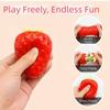 Handmade Blocks Filled Squishy Finger Relax Sensory Fidget Ball Crispy Peanut Squishy  Studen