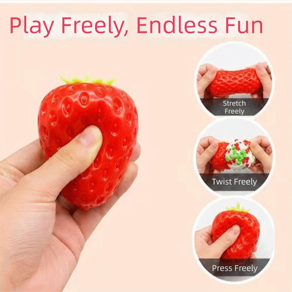 Handmade Blocks Filled Squishy Finger Relax Sensory Fidget Ball Crispy Peanut Squishy Studen