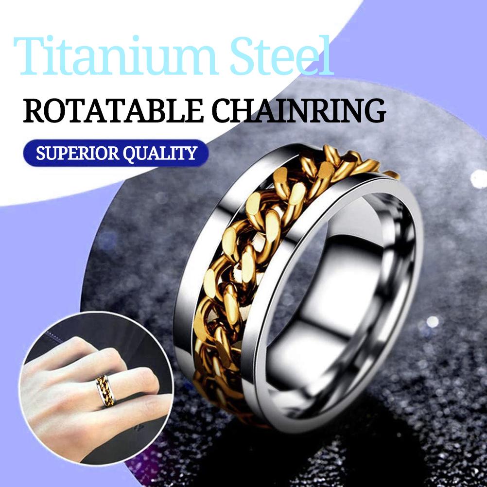 2Pcs 4Pcs Fashion Couple Rings Stainless Steel Ring Rotatable Bottle Opener Party Ring Versatile Beer Bottle Openers