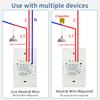 WiFi Smart Wall Switch RF433 1/2/3/4 Gang No Neutral Wire Touch Sensor LED Light Switches Smart Home