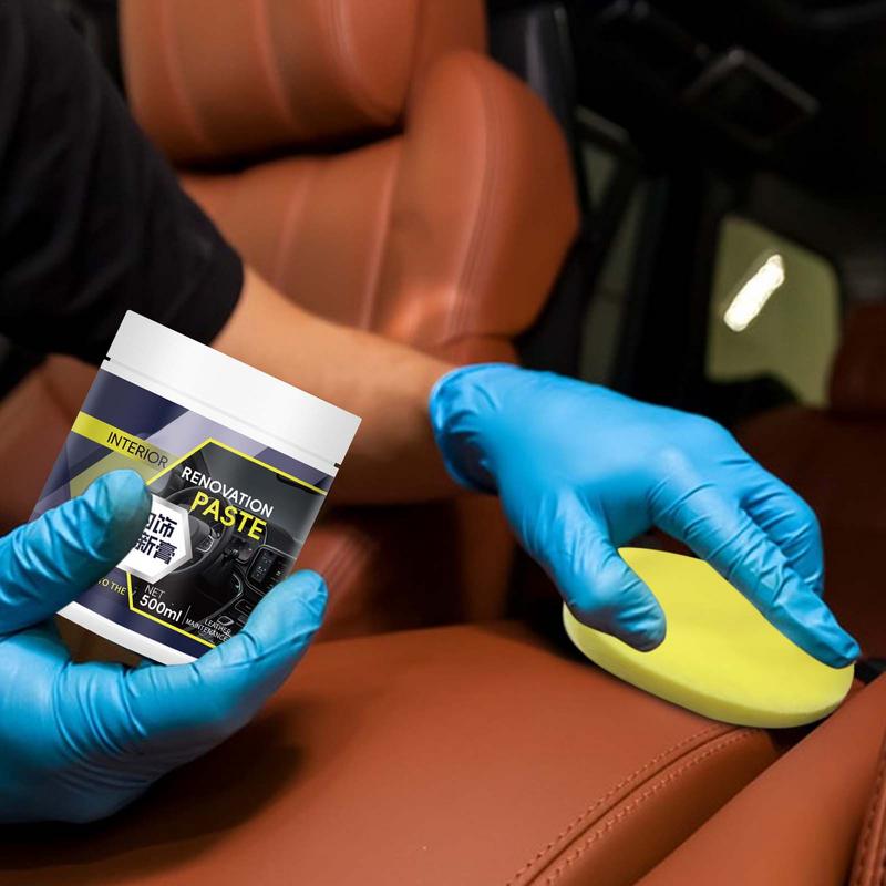 

Крем для ухода за кожей автомобиля 500 мл Паста для обновления центральной консоли Многофункциональные средства для чистки салона автомобиля Для сидений дивана CHINA