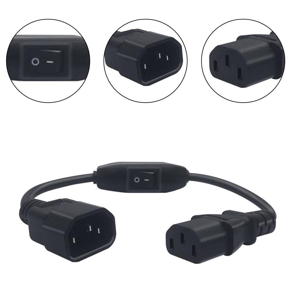 For Electric Kettles IEC Power Cable Extension Power Cable Home Office Use Leak-Proof Design Oxygen-Free Copper