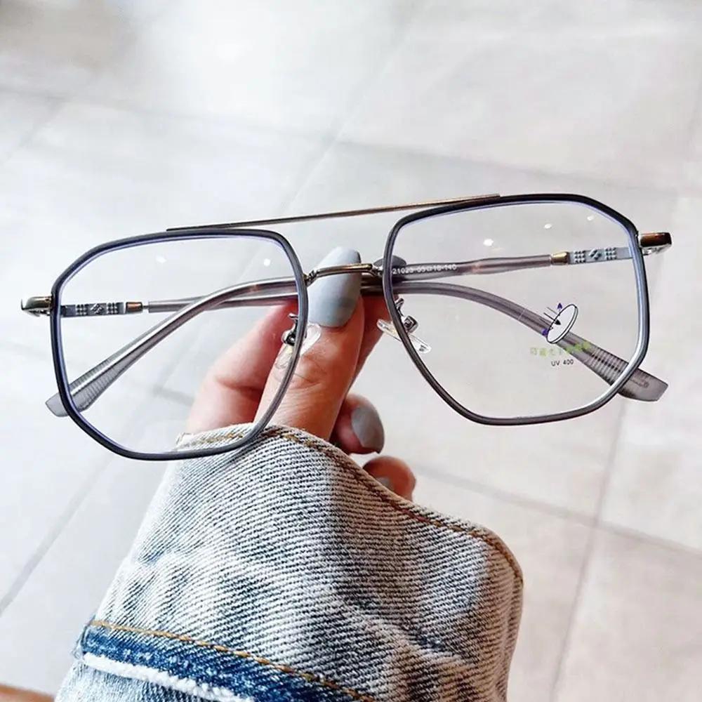 Durable Portable Anti-Blue-Ray Spectacles Female Male Oversized Optical Grade Frames Eye Protection Ultra Light Eyeglasses Office Goggles