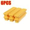 6Pcs Fries Shaped Ice Cube Mold With Magnetic Storage Box Plastic Rectangular Ice Cubes Trays Rectangular Ice Cube Maker Moulds