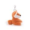 Apricot Lamb Flower Fox Cute Soft Animal Keychain Plush Suitable for Men and 13cm Toy, Women, Backpack, Wallet,