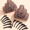 24Pcs/Set Self Grip Hair Rollers No Heat Hair Clip Curlers Heatless Curls Hair Bangs Volume Self-Adhesive Hook Diy Styling Tools