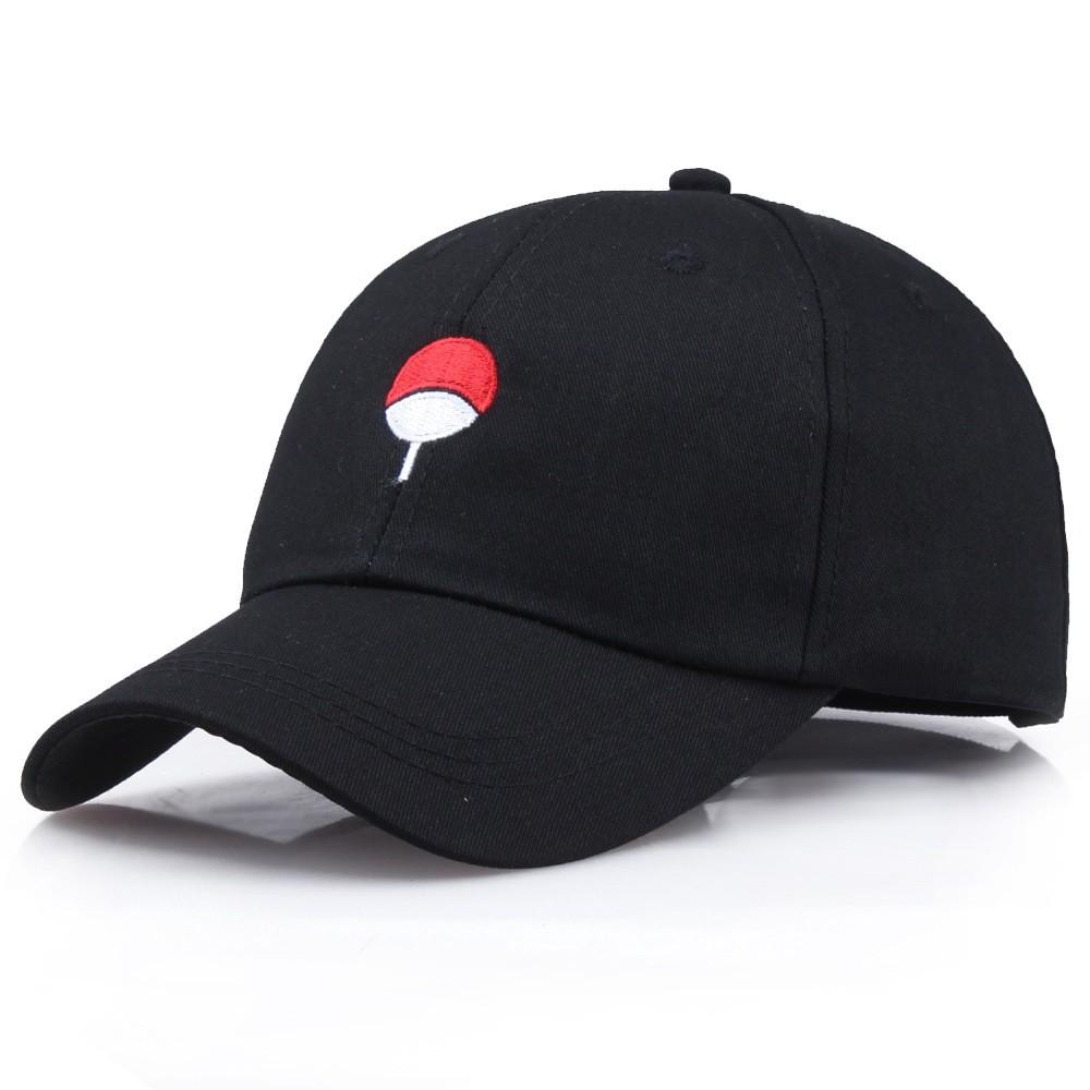 Cappellino da Baseball Naruto Anime con Logo del Clan Uchiha Itachi Sasuke Cappellini da Baseball Cappello Unisex