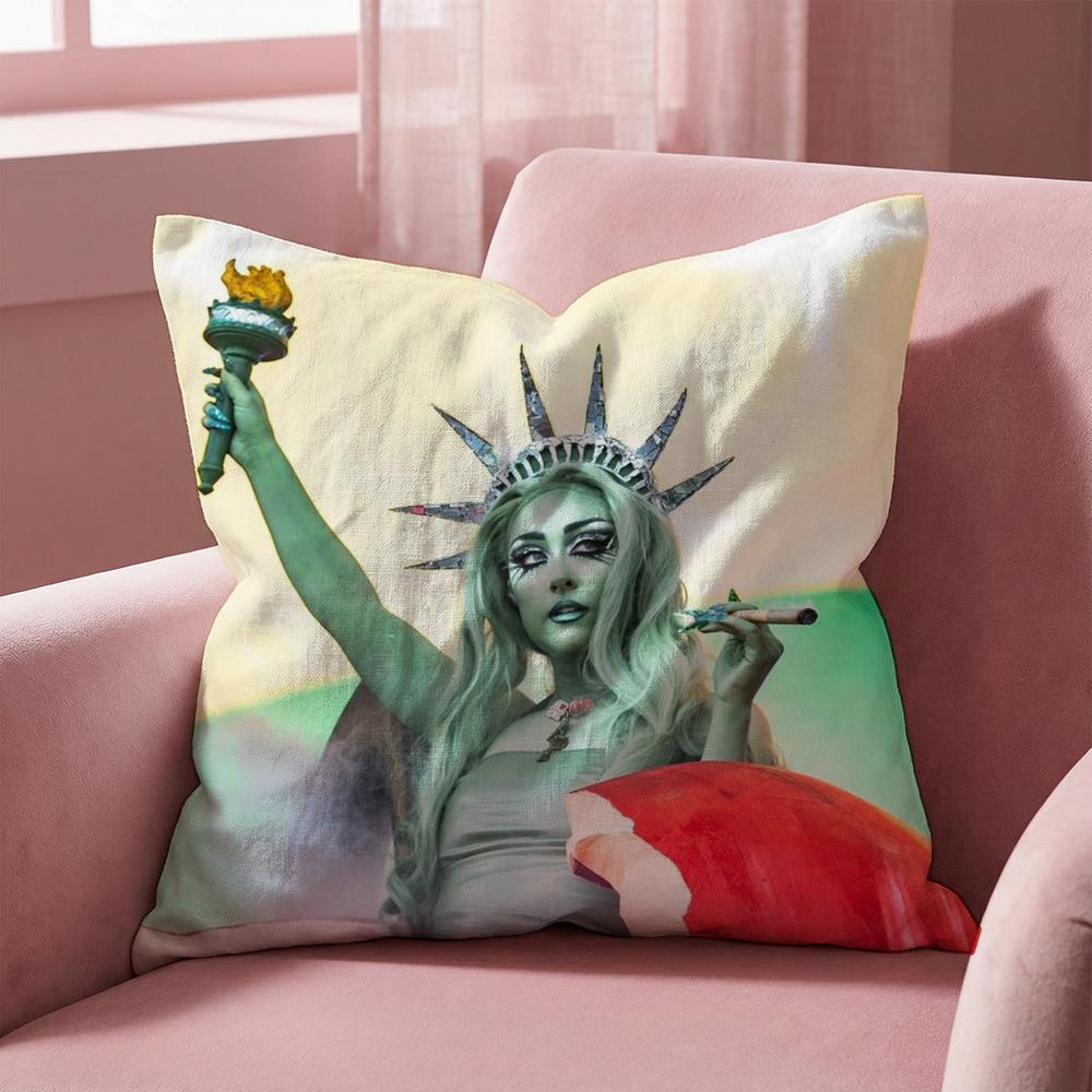 C-Chappell R-Roan Cushion Cover Multi-Scene Pillow Cover for Home & Car - Reversible, Soft & Durable for Daily Use