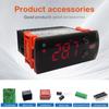 Double Sensors Thermostat For Cold Storage With Temperature Control Heating Cooling Mode LCD Display ABS Construction
