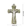 Cross Keychains Key Rings Religious KeyChains For DIY Car Hanging Simple Jewelry Handmade Gift