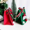 2PCS Thickened New Year Gift Bag Red Green Christmas Apple Bag Christmas Gift Bag  Home Decoration