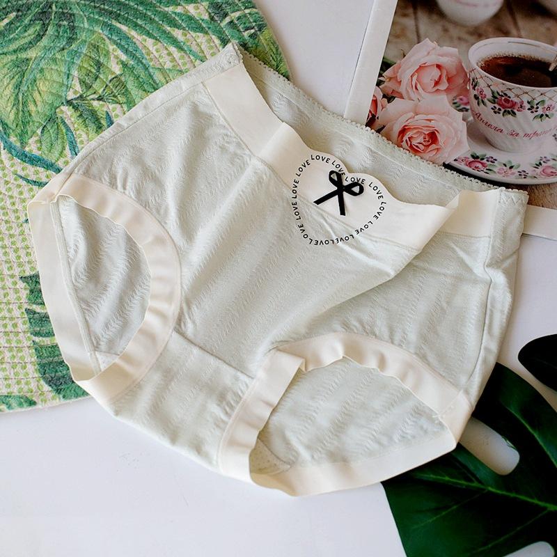 

Трусики для подростков со средней талией и бантом, удобное нижнее белье с запахом на бедрах, дышащие женские треугольные трусики, милые трусики One Size светло-зеленый