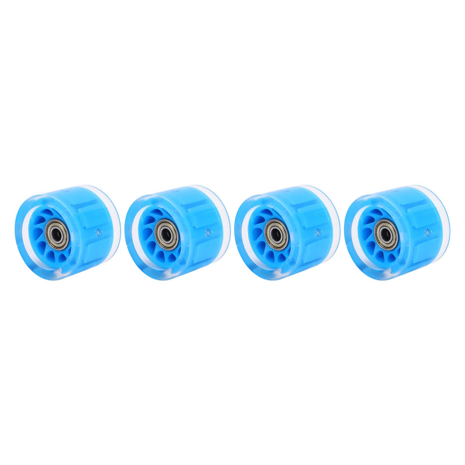 4 PCS  board Wheels and Bearings   Wheels Magnetic   Friction High   PU 55x45mm