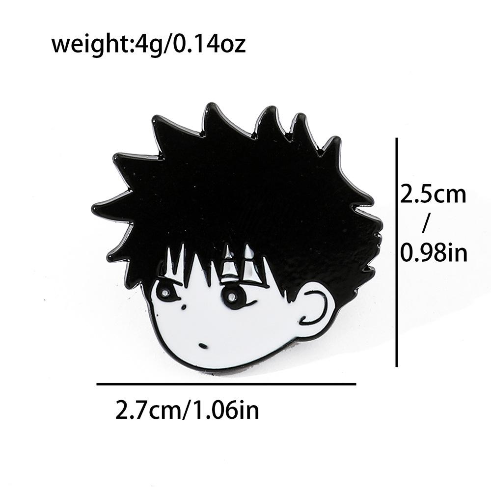 Japanese Anime Spell Return To War Metal Badge Xia Youjie Knotweed Yoren Alloy Brooch Pin