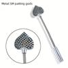 Heart Shape Stainless Steel Erotic Paddle Metal Ass Spanking Whip SM Couple Flirting Bondage Sex Toys For Women Men