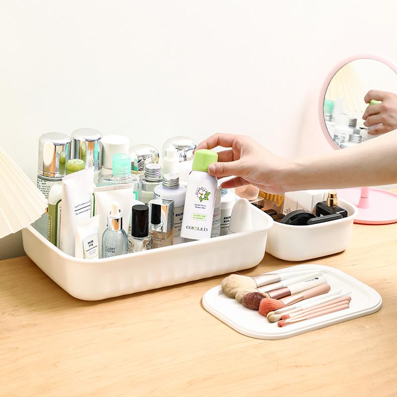 Sundry Toys Organizer Room Home Wardrobe Living Room Large Capacity Snack Storage Box with Lid Desktop Storage Box