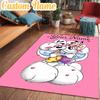 Custom Name Diddl Love Rug Office Rug, Indoor Rug, Chair Rug, Living Rooms, Doormat Game Rug Home Decor Birthday Christmas Gifts