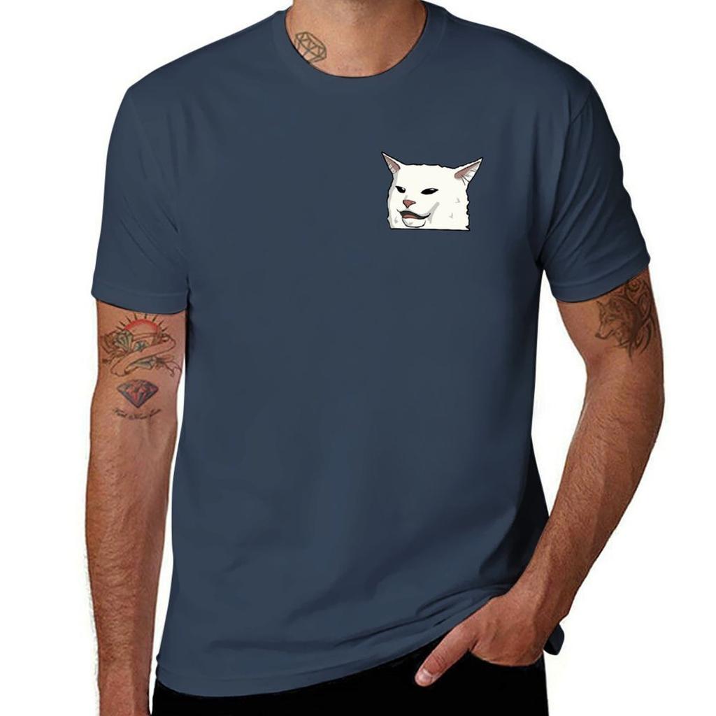 Smudge The Cat Meme Tshirt Lightweight Sport Basic Tshirt