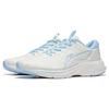 Li Ning YunQue Fabric Slip Resistant, Abrasion Resistant, Breathable Low top Running Shoes Women's White Blue ARST034-3