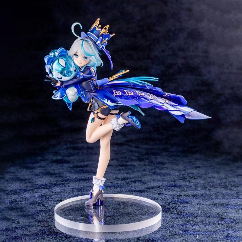 Anime Genshin Impact Furina De Fontaine Action Figures Garage Kit Model Desktop Decoration Statue Game Character Toys Gifts