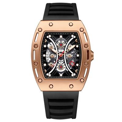 [MINI FOCUS] MINI FOCUS Herren Mode Silikonband Armbanduhr MF0420G01