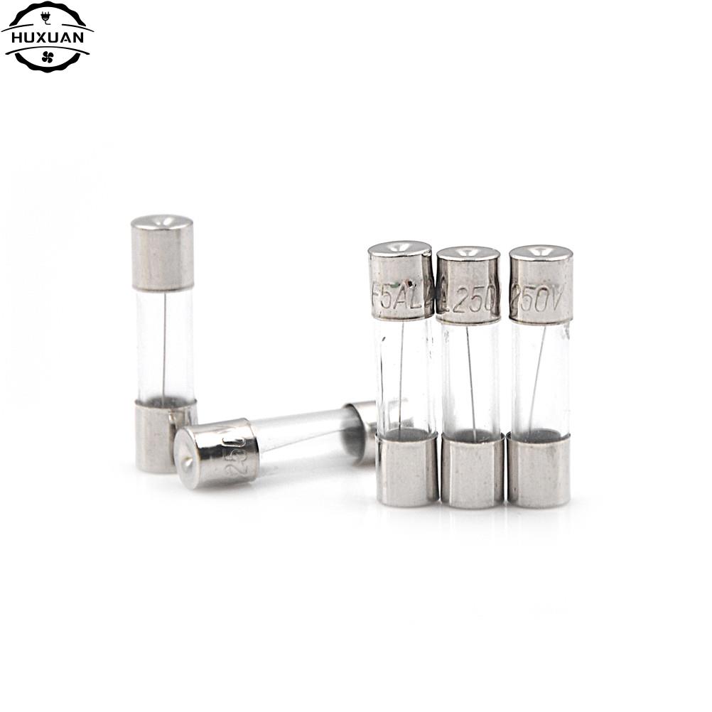 100Pieces Glass Fuse Tube 5*20 Mm 0.5A 1A 3A 3.15A 5A 10A 15A 20A 5 X 20mm Wholesale