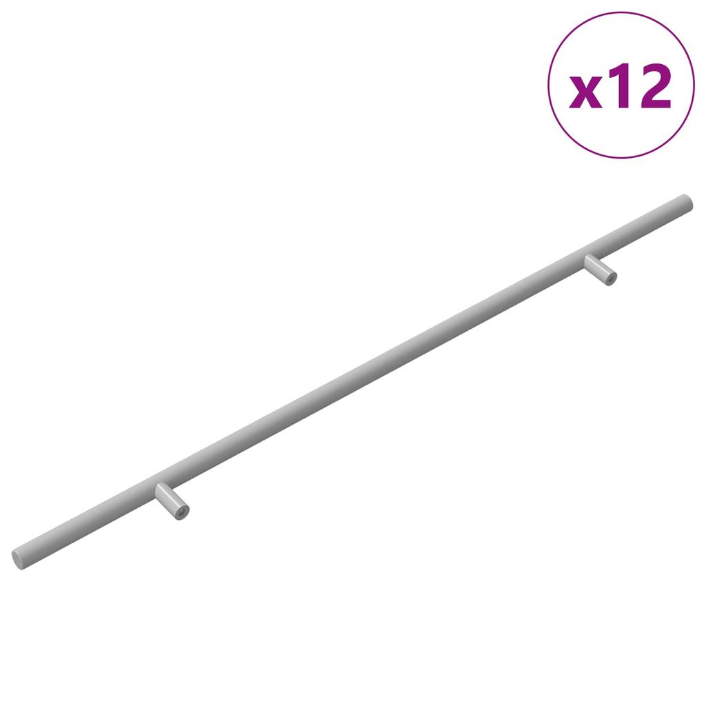 Griff 12 Pcs Silver 500 mm Steel