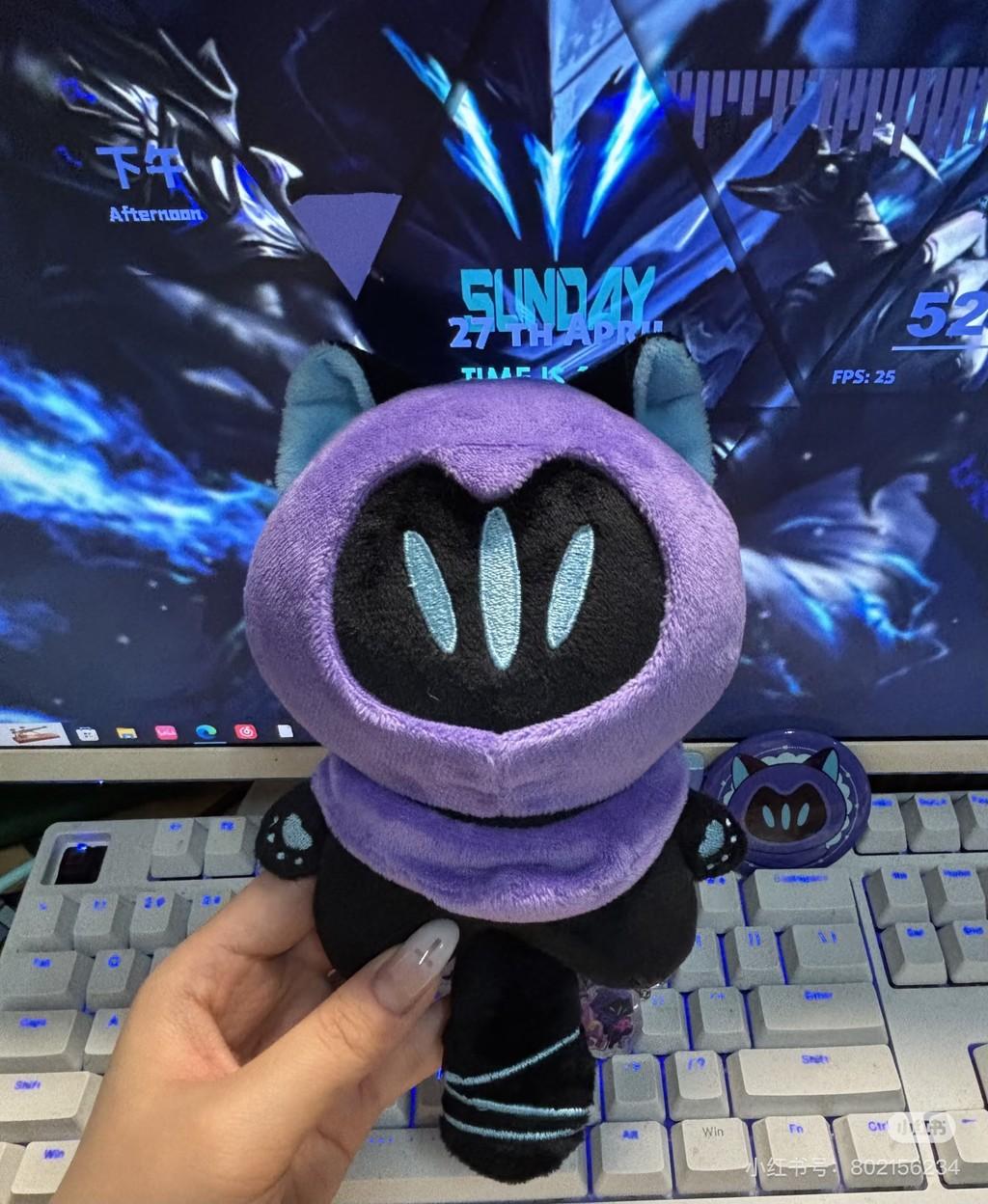 

Плюшевая игрушка Omen из Valorant с мягким наполнителем из полипропиленового хлопка для фанатов, коллекционный подарок 30cm