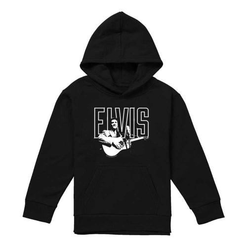 Elvis Presley Childrens/Kids White Glow Hoodie