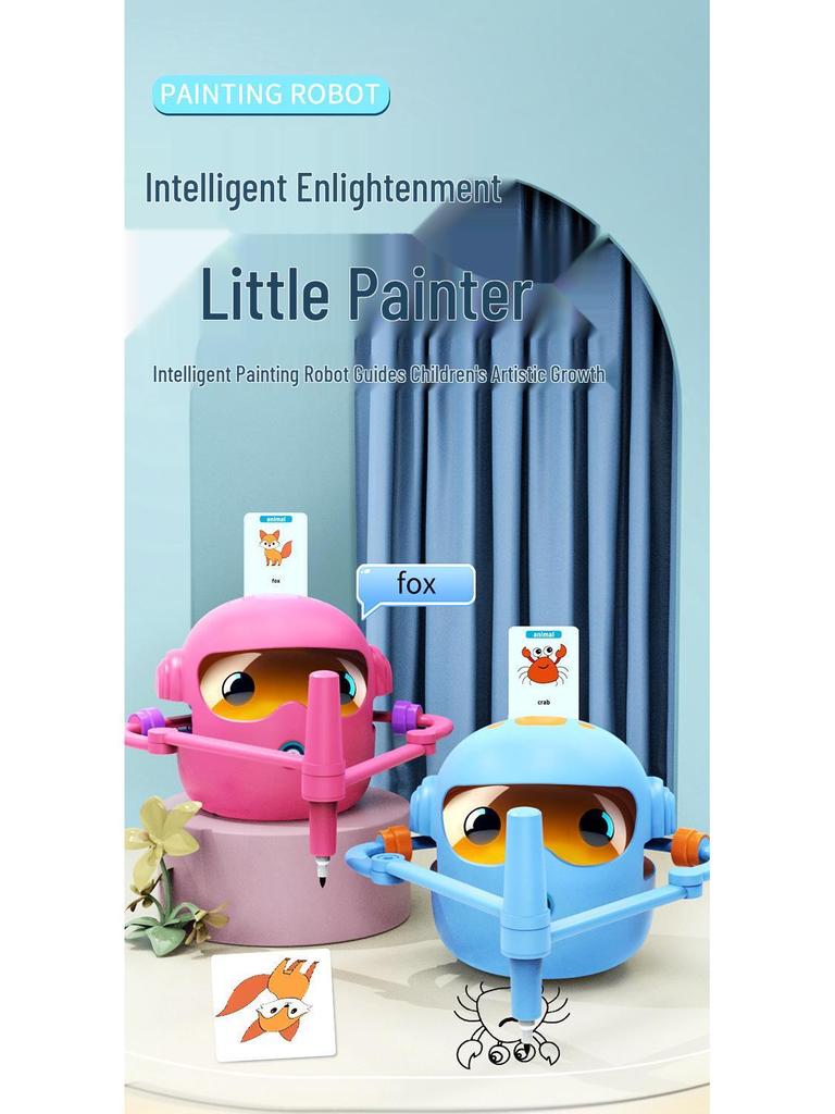 Smart Painting Robot Toy for Children Ages 3-6 - Early Education and Creative Learning