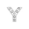 High Quality Bling Rhinestone Slide Letter Charms Stainless Steel with 10mm Hole for Pet Collars for Dogs A-Z 26 Letters